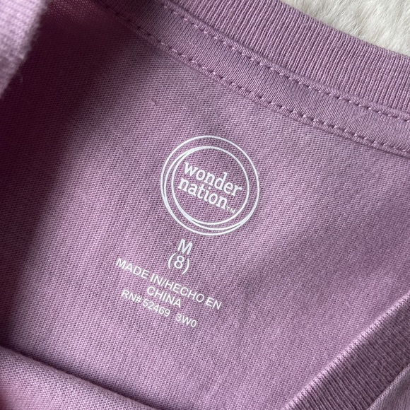 Boys skater tee shirt purple surfer short sleeve graphic tee kids medium 8 - Picture 7 of 14